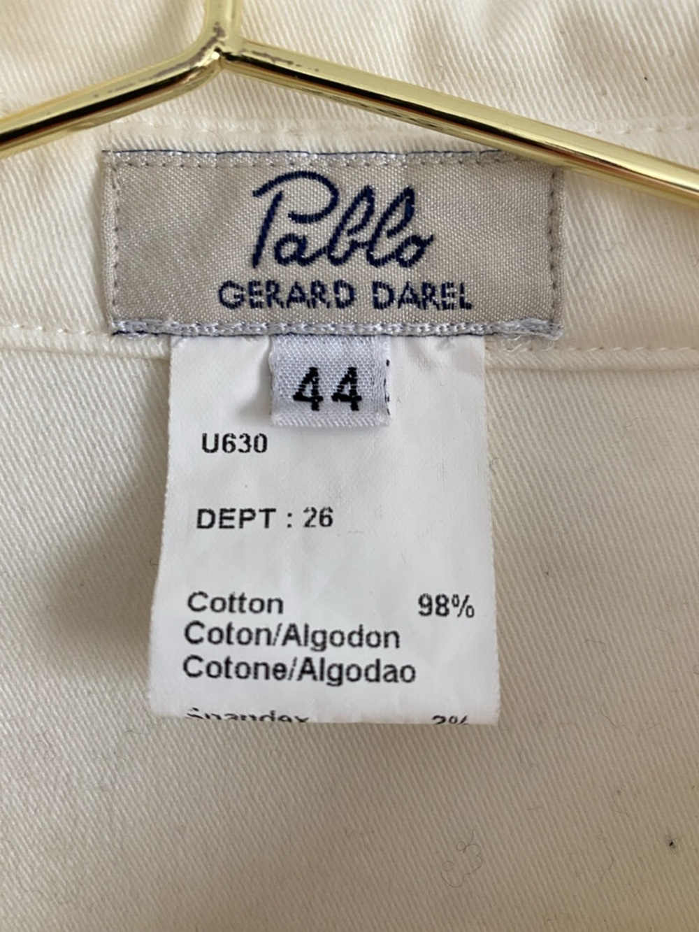 Gérard Darel Embroidered Utility Jacket | Cotton Twill | Size 44 - Picture 3 of 9